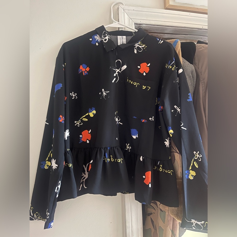 Collusion peplum top